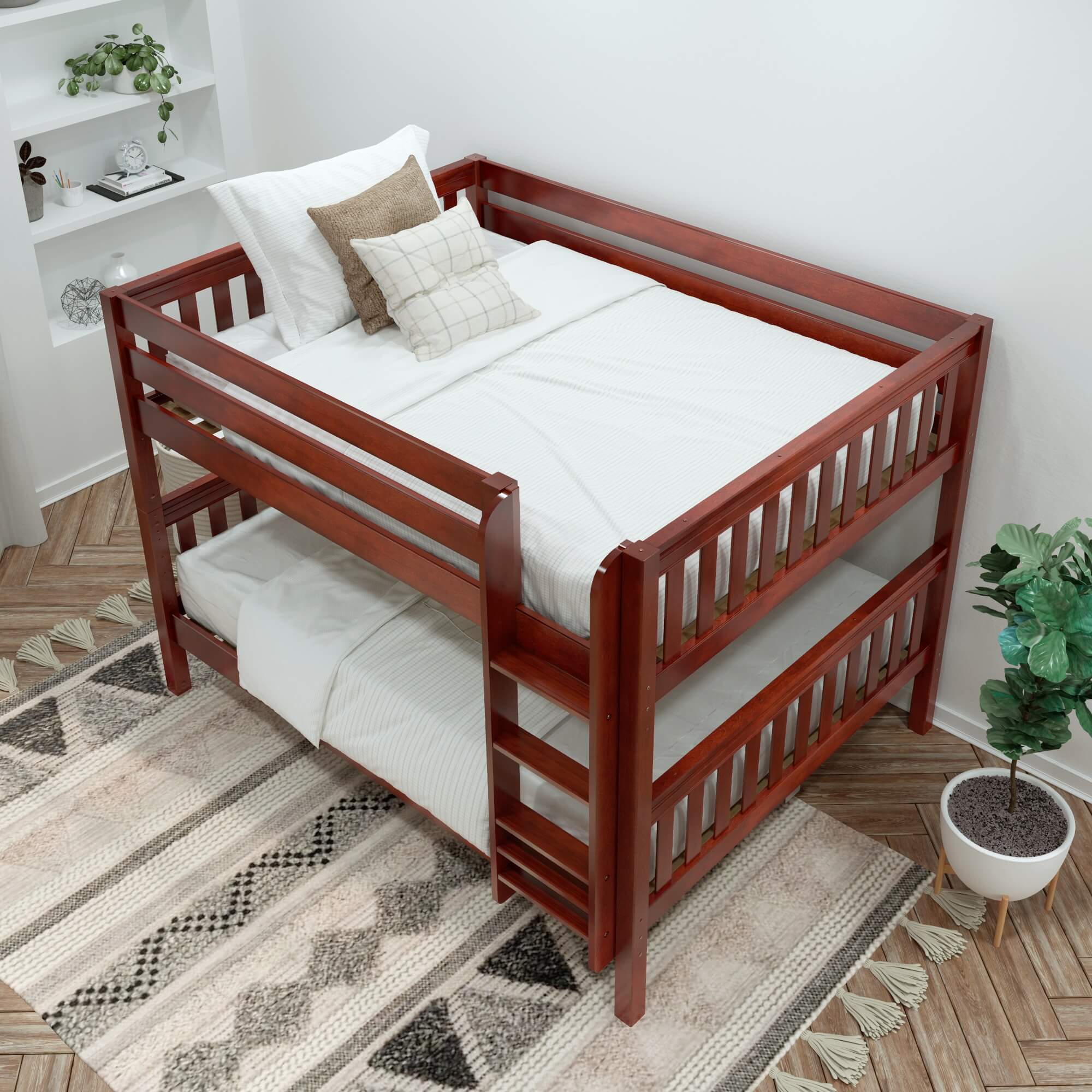 Penn Low Chestnut Queen Bunk Bed