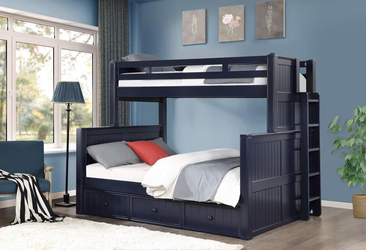 Westlake Dual Height Twin Over Queen bunk bed